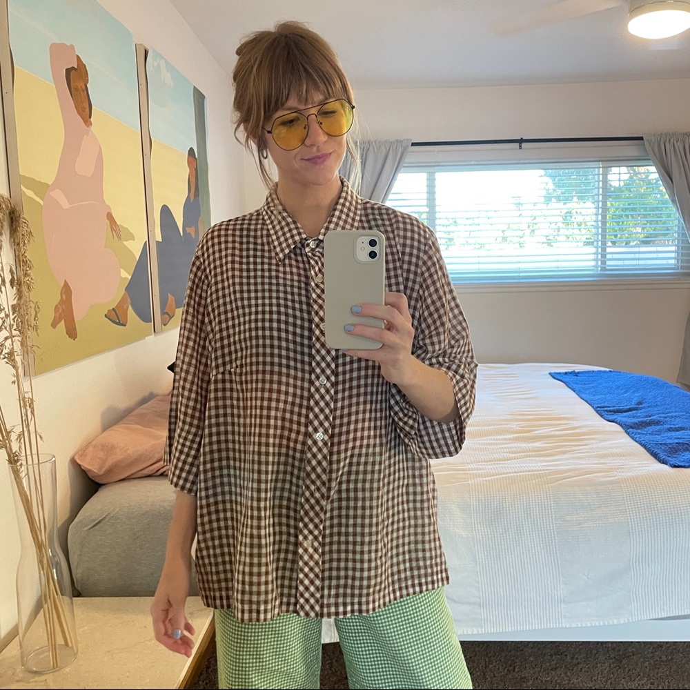 Vintage Gingham Shirt